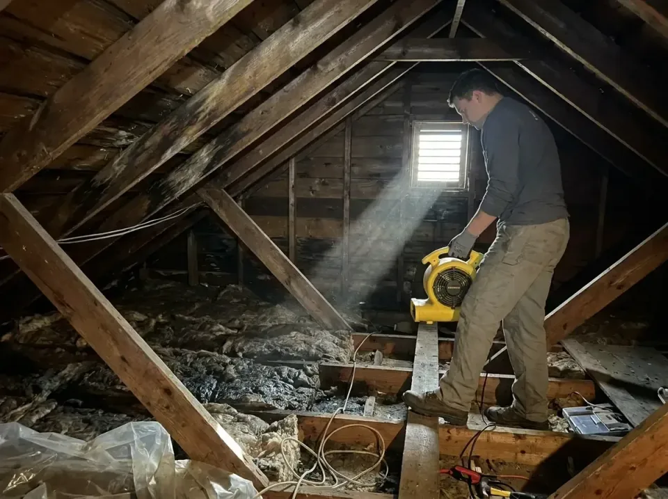 attic-water-damage-drying-proc-007 — frequently asked questions, Emergency Water Extraction & 24/7 Flood Response in Eielson…